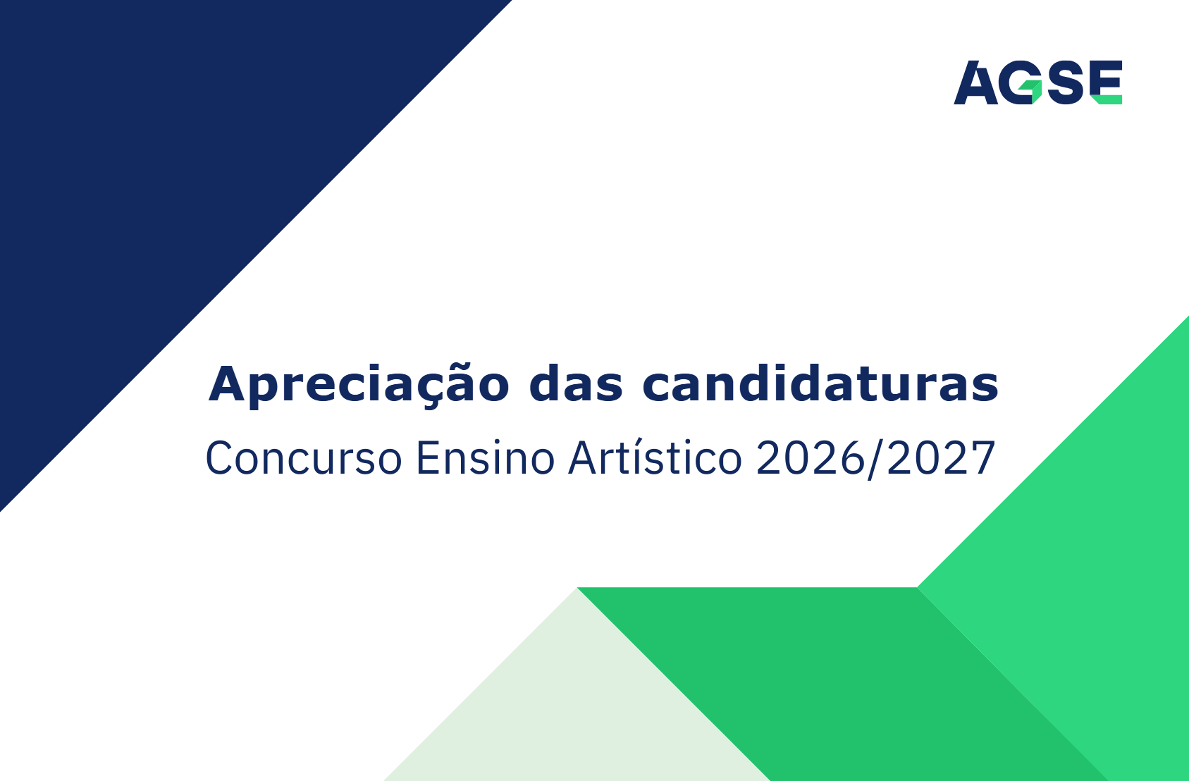 Apreciação das Candidaturas